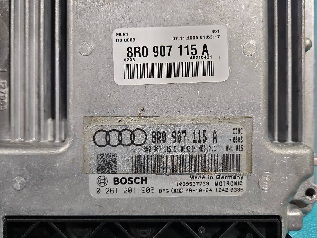 ЕБУ блок управління двигуна Audi Q5 8R0907115A — фото деталі 2