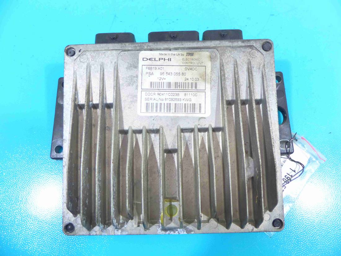 ЕБУ блок управління двигуна Citroen C3 9654305580