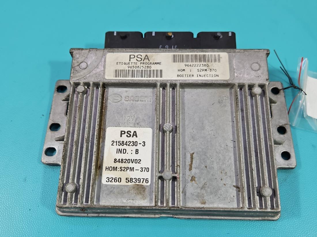 ЕБУ блок управління двигуна Citroen C3 9650825280