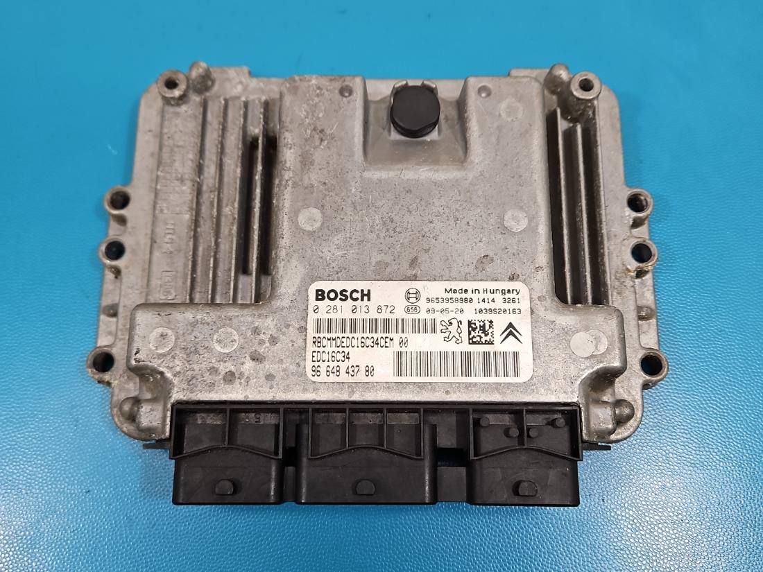 ЕБУ блок управління двигуна Citroen C3 0281013872