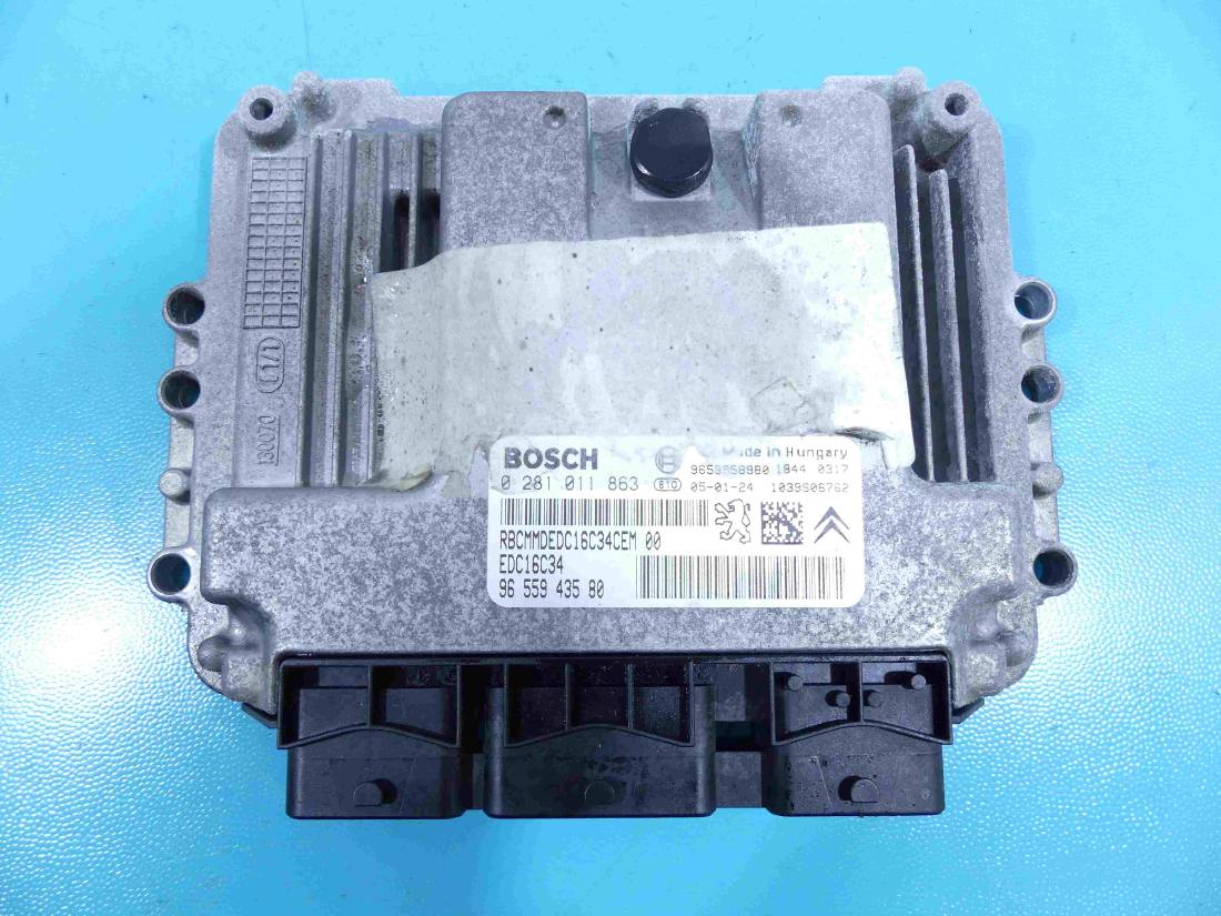 ЕБУ блок управління двигуна Citroen C4 0281011863