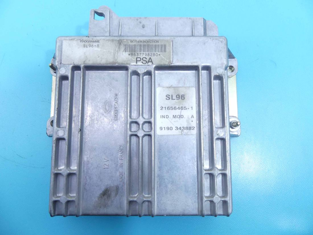 ЕБУ блок управління двигуна Citroen Xsara 9637798280