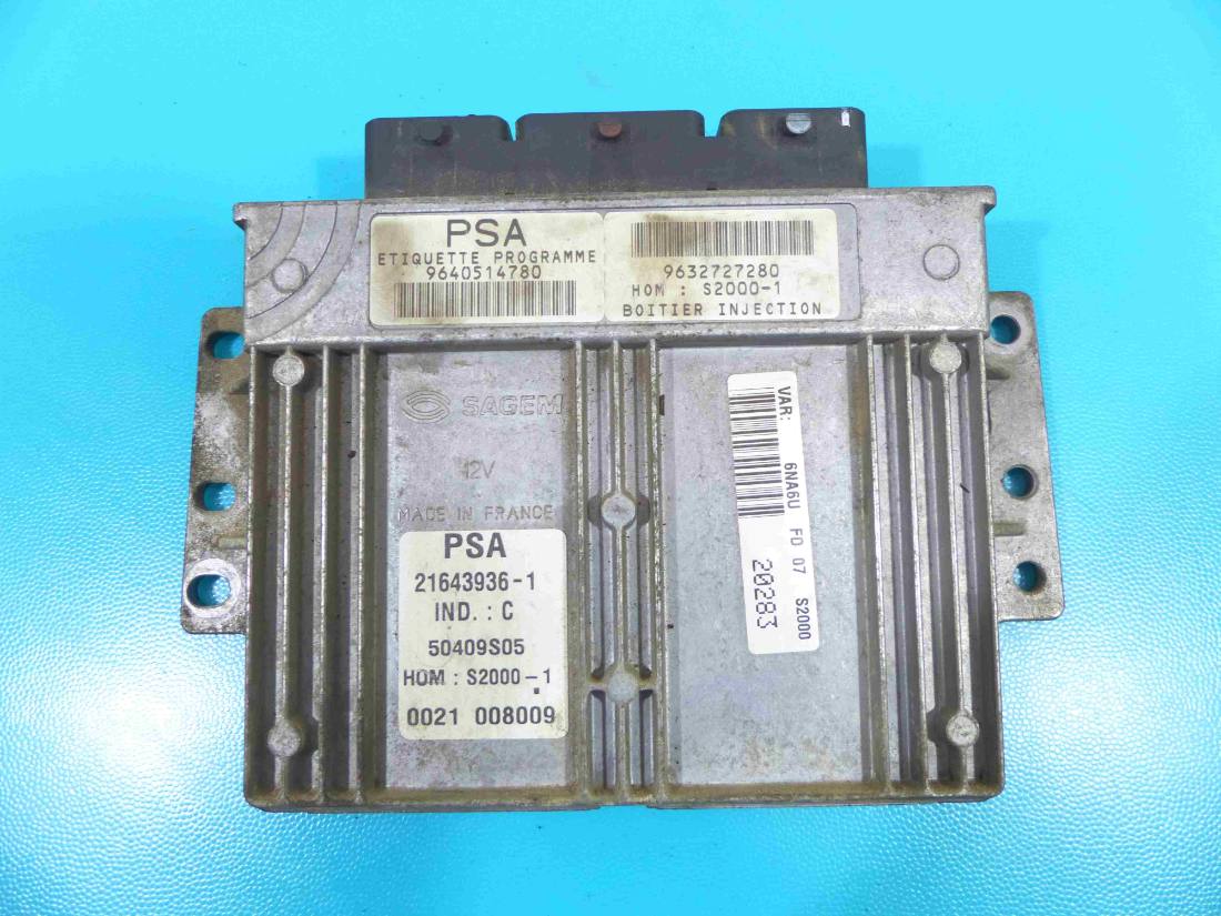 ЕБУ блок управління двигуна Citroen Xsara 9640514780