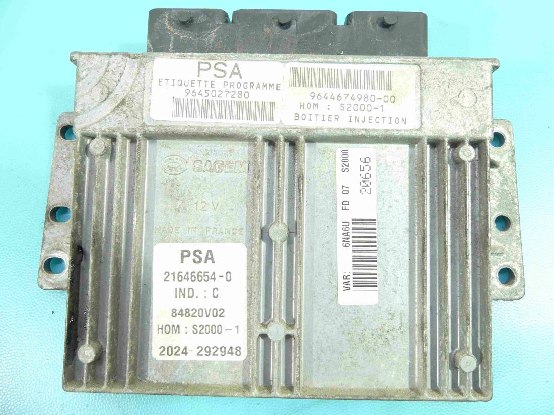 ЕБУ блок управління двигуна Citroen Xsara 9644674980