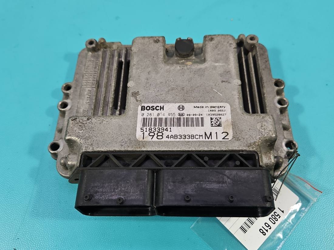 ЕБУ блок управління двигуна Fiat Bravo 0281014455