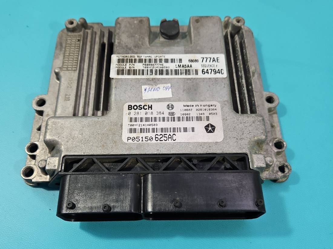 ЕБУ блок управління двигуна Lancia Thema 0281018384