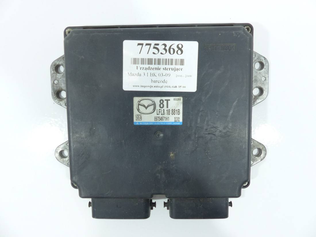 ЕБУ блок управління двигуна Mazda 3 LFL818881B
