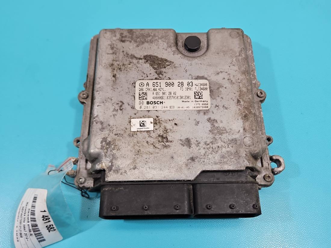 ЕБУ блок управління двигуна Mercedes Vito A6519002803
