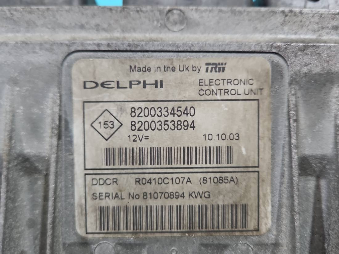 ЕБУ блок управління двигуна Nissan Almera 8200334540 — фото деталі 2