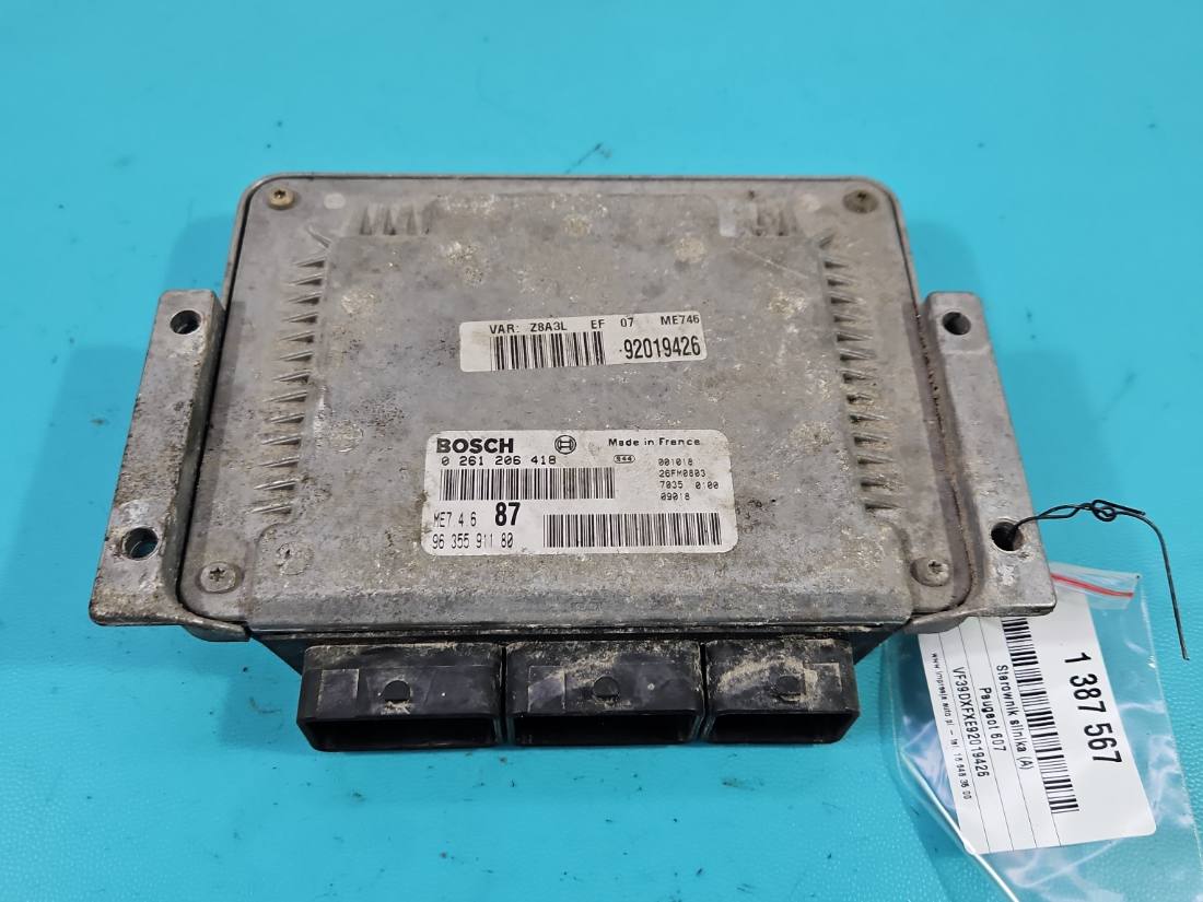 ЕБУ блок управління двигуна Peugeot 607 0261206418