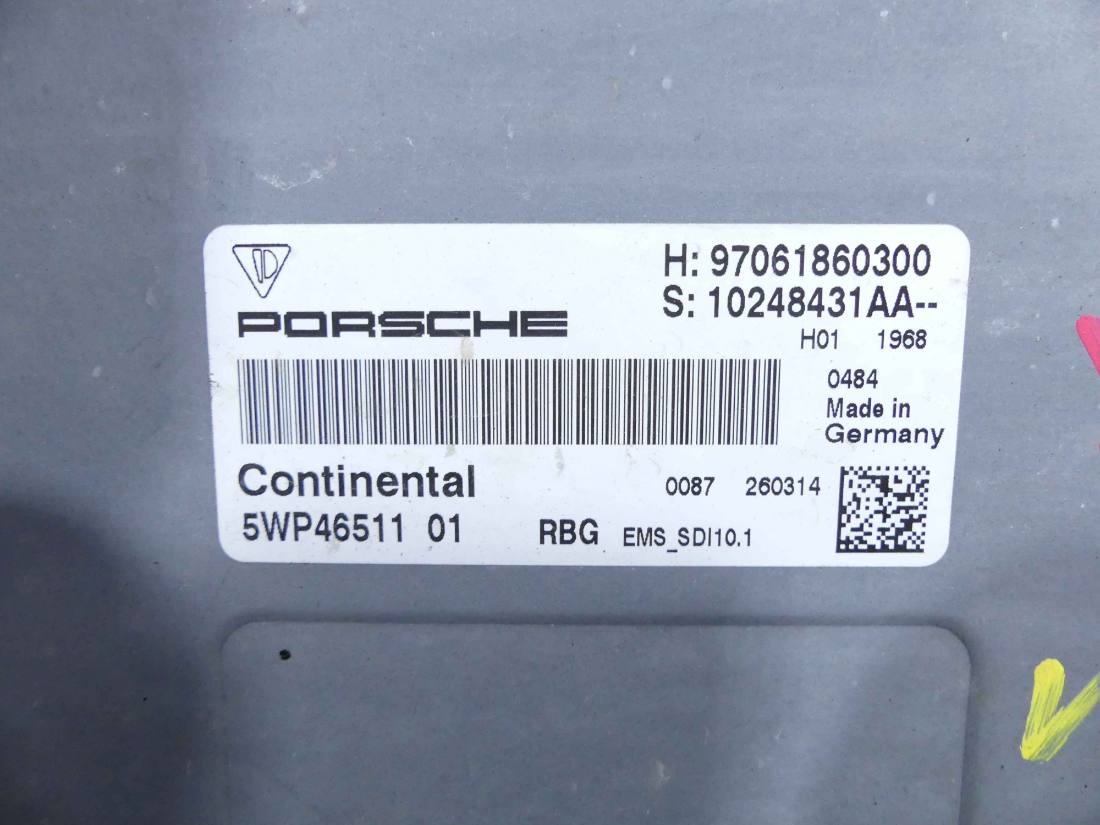 ЕБУ блок управління двигуна Porsche Panamera 97061860300 — фото деталі 2