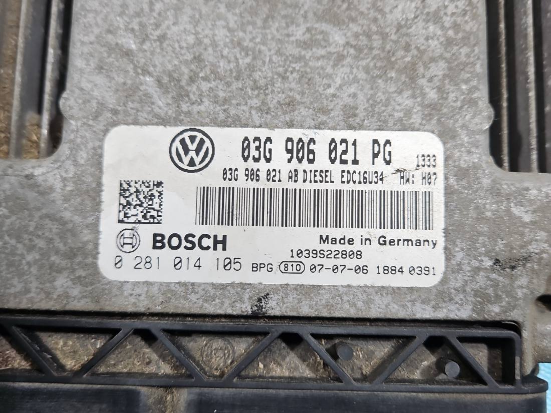 ЕБУ блок управління двигуна Seat Altea 03G906021PG — фото деталі 2