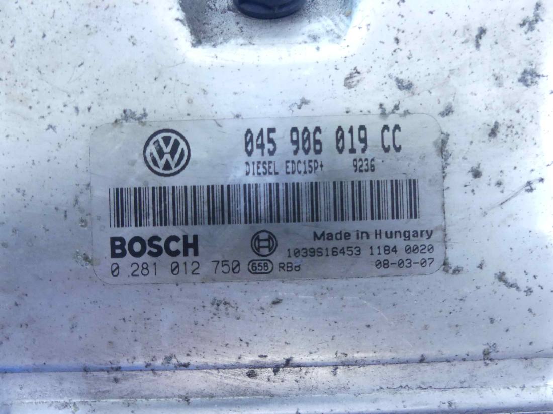 ЕБУ блок управління двигуна Skoda Roomster 0281012750 — фото деталі 2