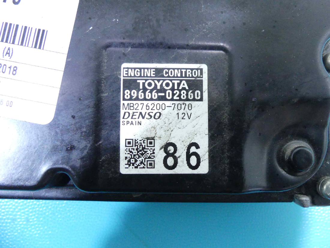 ЕБУ блок управління двигуна Toyota Auris 89666-02860 — фото деталі 2