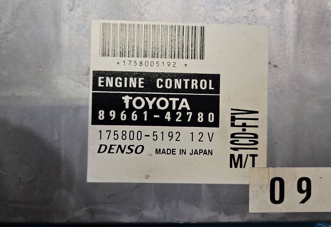 ЕБУ блок управління двигуна Toyota Rav4 89661-42780 — фото деталі 2