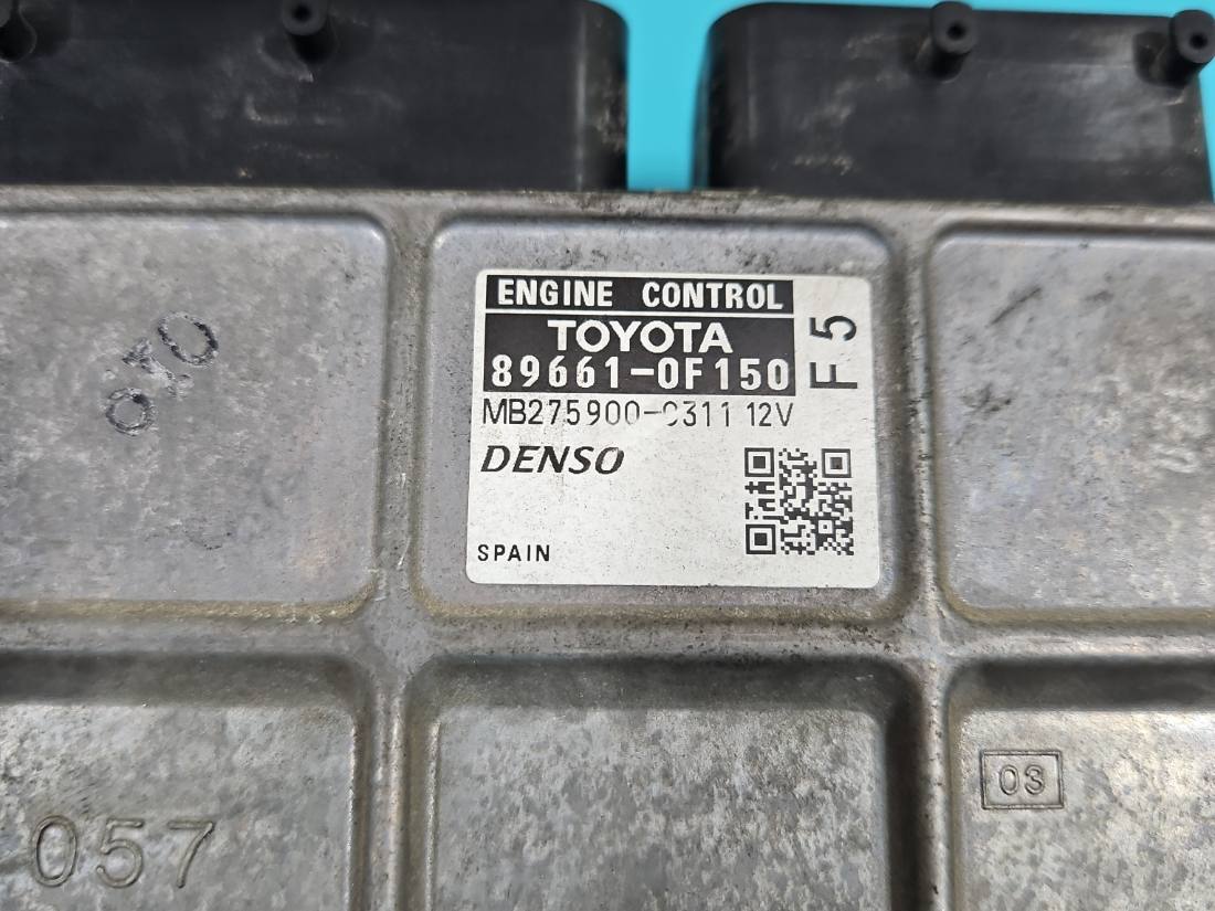 ЕБУ блок управління двигуна Toyota Verso 89661-0F150 — фото деталі 2