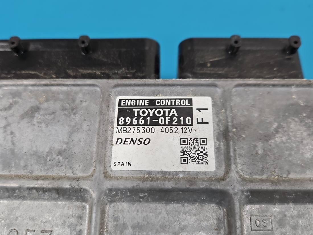 ЕБУ блок управління двигуна Toyota Verso 89661-0F210 — фото деталі 2