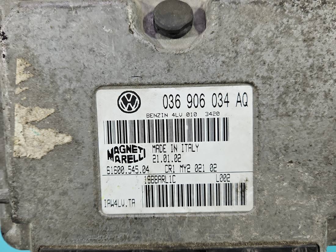 ЕБУ блок управління двигуна Volkswagen Lupo 036906034AQ — фото деталі 2