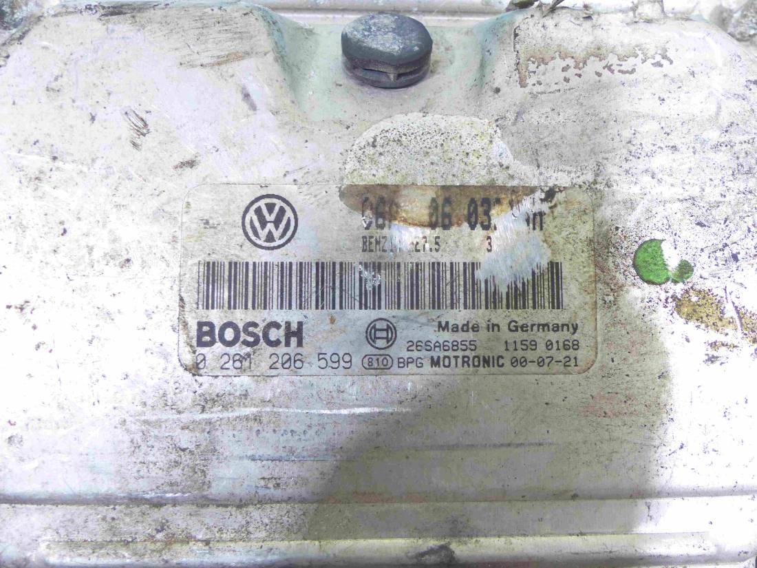 ЕБУ блок управління двигуна Volkswagen Sharan 0261206599 — фото деталі 2