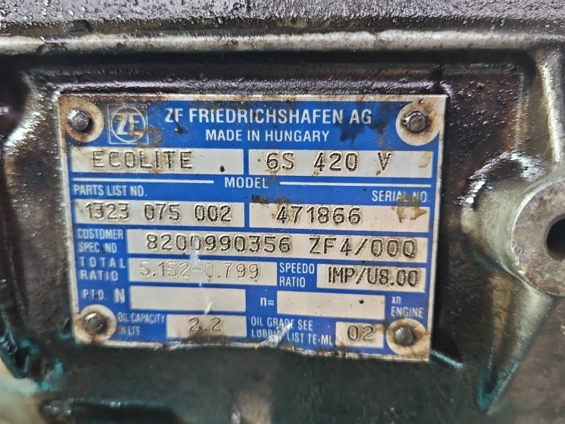 КПП Коробка передач Renault Master ZF4/000 — фото деталі 3