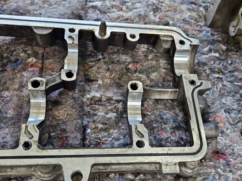 ГБЦ Головка блоку Audi A8 D3 0594AF — фото деталі 5