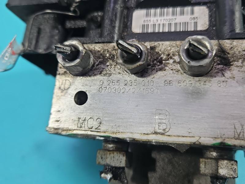 Блок керування ABS АБС Citroen C4 9664148780 — фото деталі 7