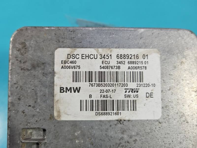 Блок керування ABS АБС BMW 5 G30 6889216 — фото деталі 11