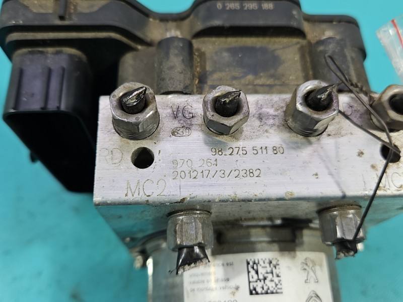 Блок керування ABS АБС Citroen C5 0265956944 — фото деталі 7
