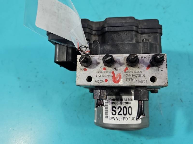 Блок керування ABS АБС Hyundai I30 S0589-24500 — фото деталі 4