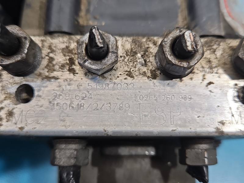 Блок керування ABS АБС Fiat Ducato 0265260989 — фото деталі 4