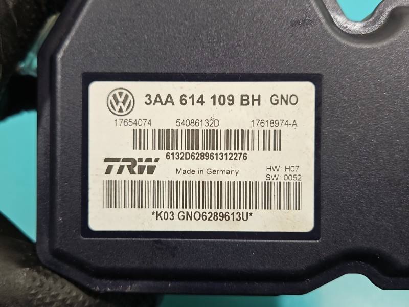 Блок керування ABS АБС Volkswagen Passat B7 3AA614109BH — фото деталі 12
