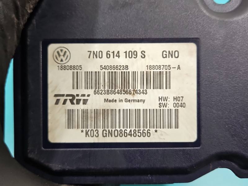 Блок керування ABS АБС Volkswagen Sharan 7N0614109S — фото деталі 11