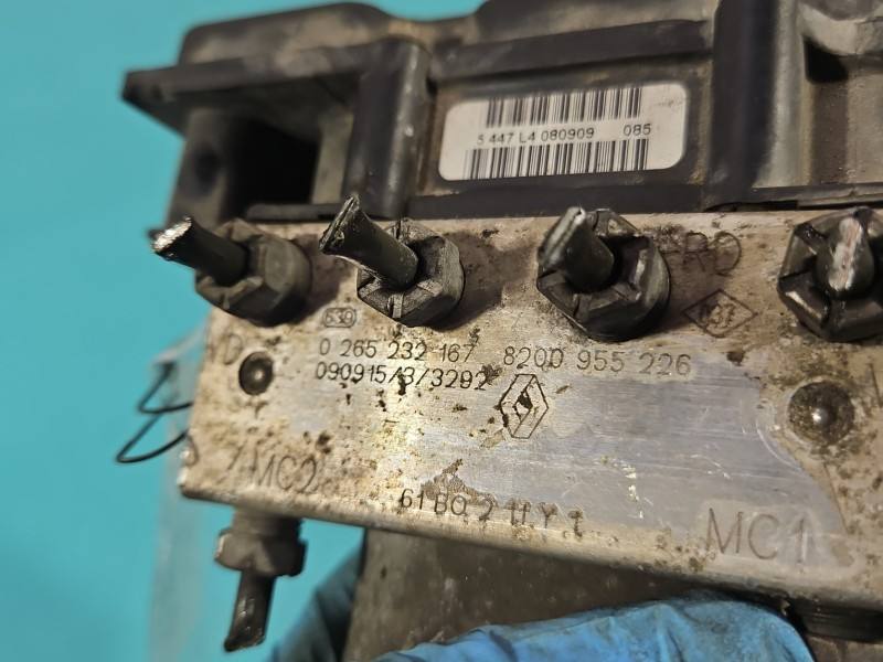 Блок керування ABS АБС Renault Kangoo 0265232167 — фото деталі 7