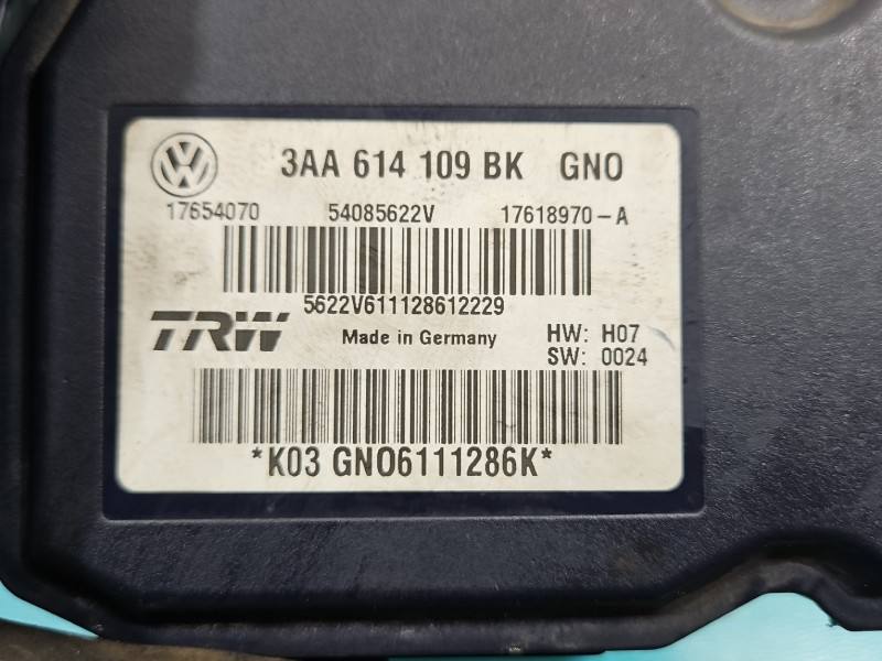 Блок керування ABS АБС Volkswagen Passat CC 3AA614109BK — фото деталі 9