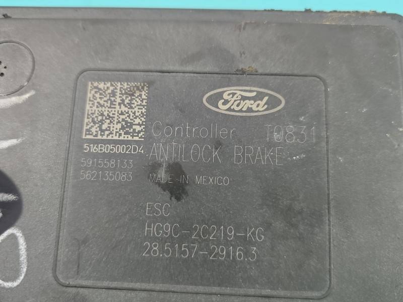 Блок керування ABS АБС Ford Fusion HG9C-2B373-AG — фото деталі 8