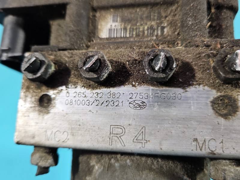 Блок керування ABS АБС Subaru Impreza 0265800852 — фото деталі 7