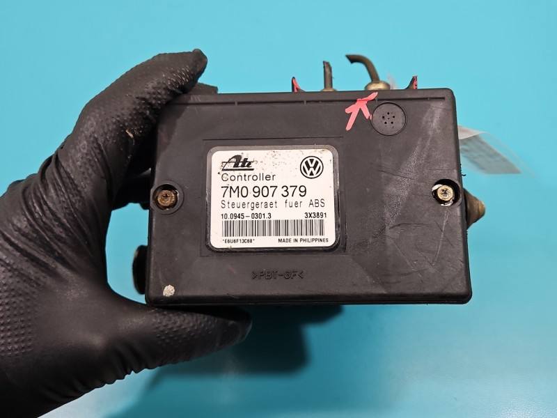 Блок керування ABS АБС Volkswagen Sharan 7M0907379 — фото деталі 5