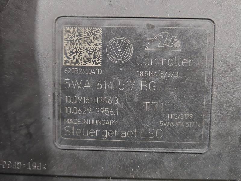 Блок керування ABS АБС Volkswagen Caddy 5WA614517BG — фото деталі 9