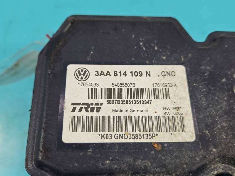 Блок керування ABS АБС Volkswagen Passat CC 3AA614109N — фото деталі 6