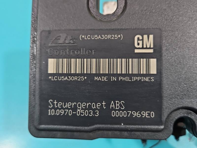 Блок керування ABS АБС Opel Astra H 13157575 — фото деталі 10
