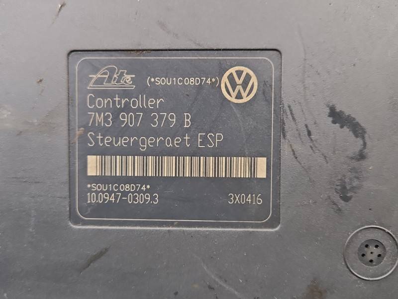 Блок керування ABS АБС Volkswagen Sharan 7M3614111 — фото деталі 10