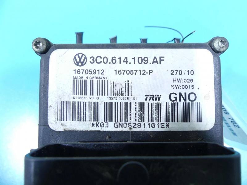 Блок керування ABS АБС Volkswagen Passat CC 3C0614109AF — фото деталі 6