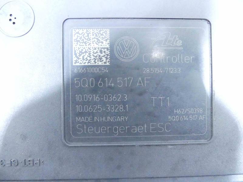 Блок керування ABS АБС Seat Leon 5Q0614517AF — фото деталі 9