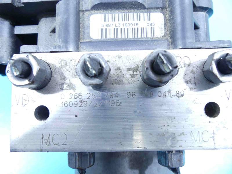 Блок керування ABS АБС Citroen C5 0265952285 — фото деталі 4