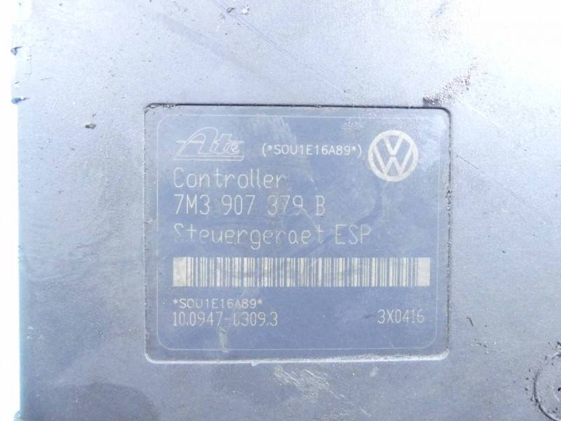 Блок керування ABS АБС Volkswagen Sharan 7M3907379B — фото деталі 9