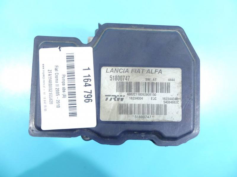 Блок керування ABS АБС Fiat Croma 51800747 — фото деталі 7