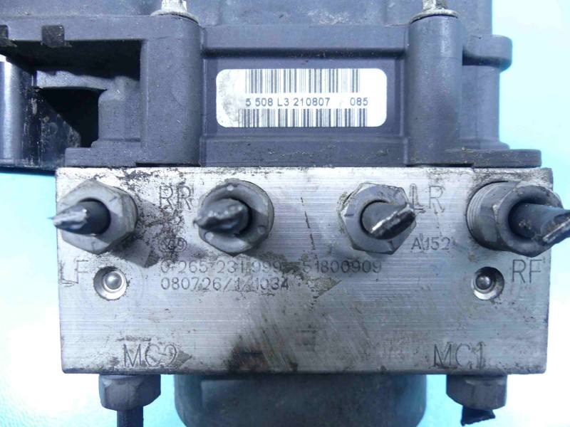 Блок керування ABS АБС Fiat Linea 0265800663 — фото деталі 3