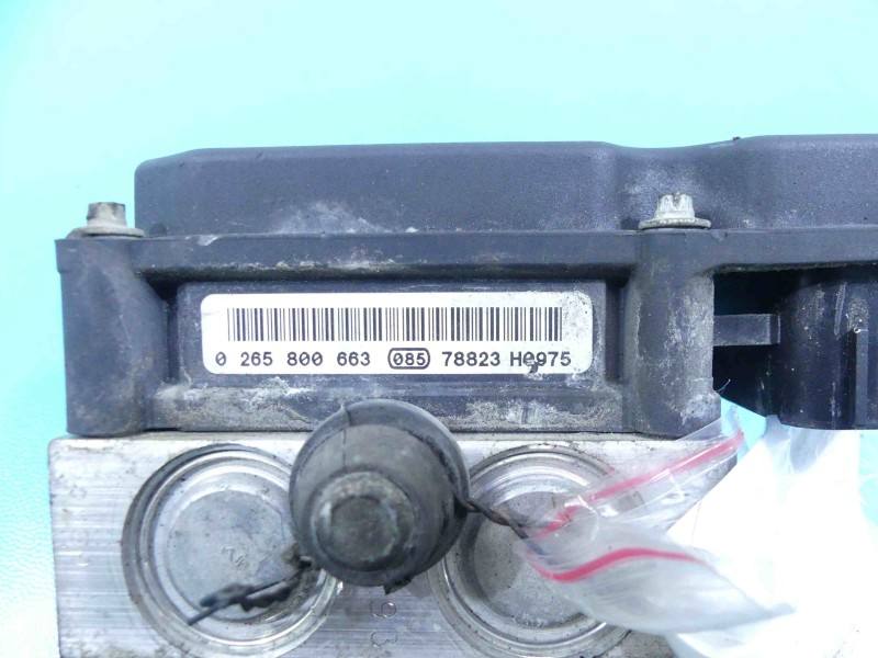 Блок керування ABS АБС Fiat Linea 0265800663 — фото деталі 8
