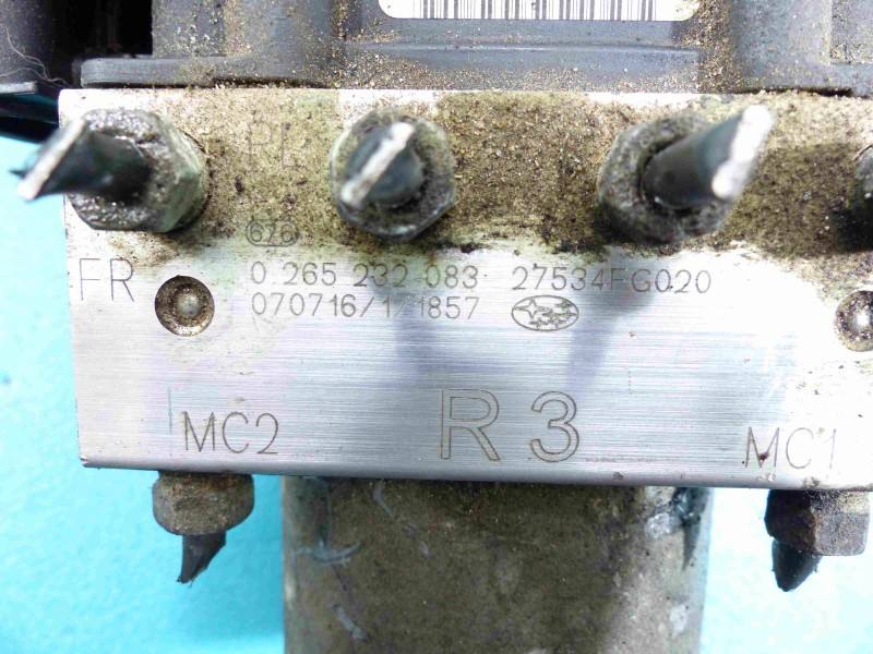 Блок керування ABS АБС Subaru Impreza 0265800704 — фото деталі 8
