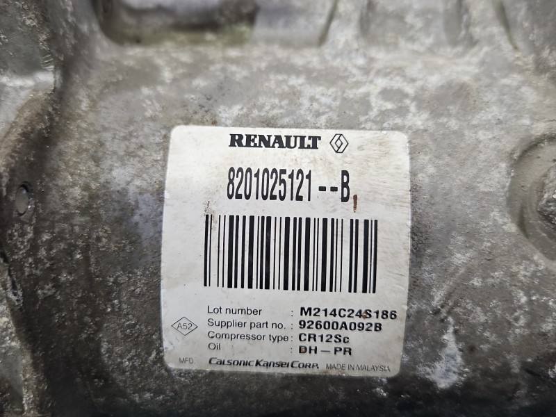 Компресор кондиціонера Renault Fluence 8201025121-B — фото деталі 5